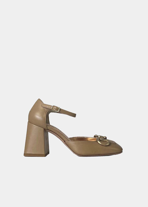 Escarpins Ann Tuil Mystere - Cuir Camel Clair (Legno)