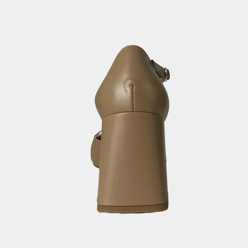 Escarpins Ann Tuil Mystere - Cuir Camel Clair (Legno)