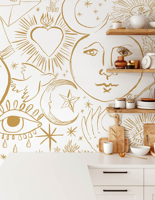 Fresque Mystic - Ligne - Agate