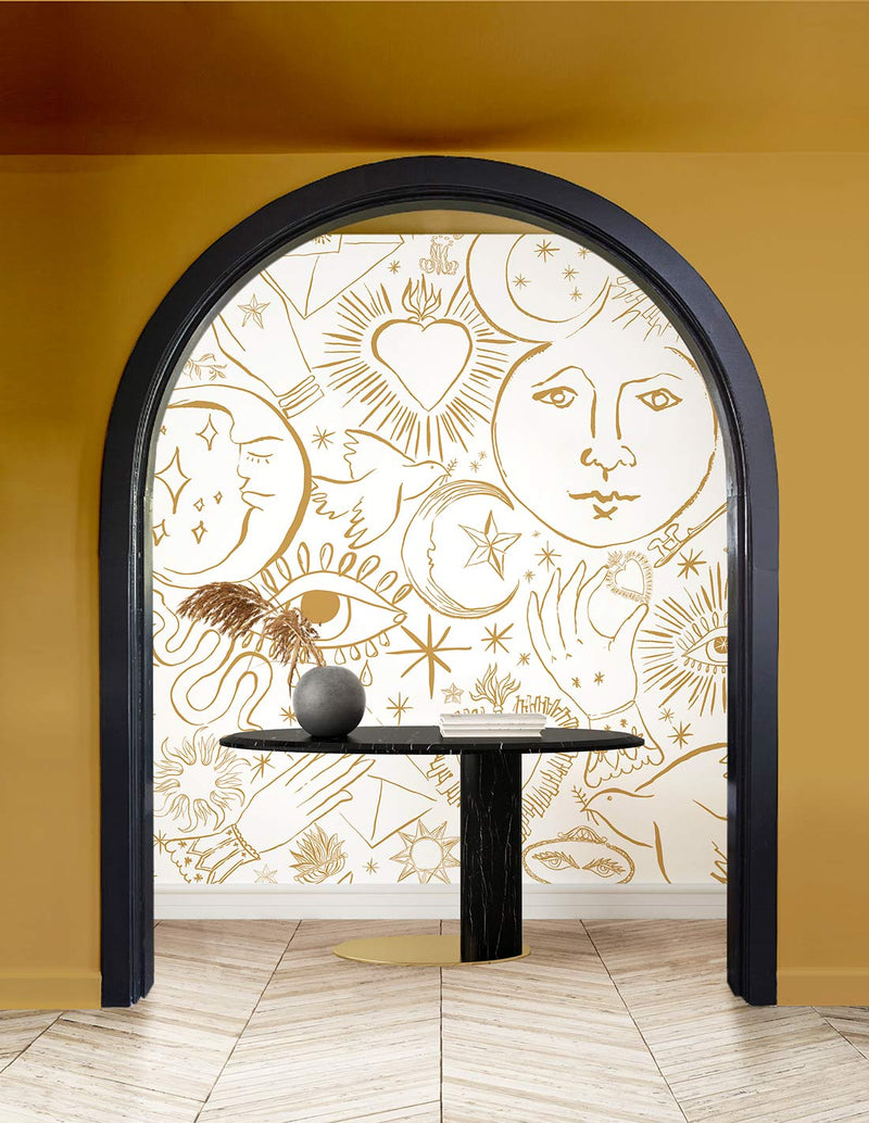 Fresque Mystic - Ligne - Agate