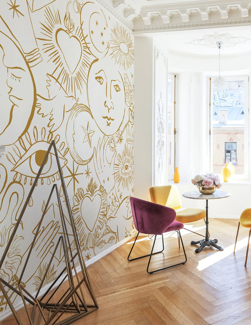 Fresque Mystic - Ligne - Agate