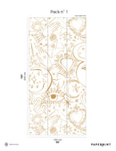 Fresque Mystic - Ligne - Agate