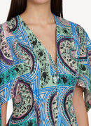 J W Anderson - Robe Mystic Paisley - Navy - Femme