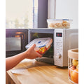 2 Rectangular Storage Containers - 122cl - Pure Box Active