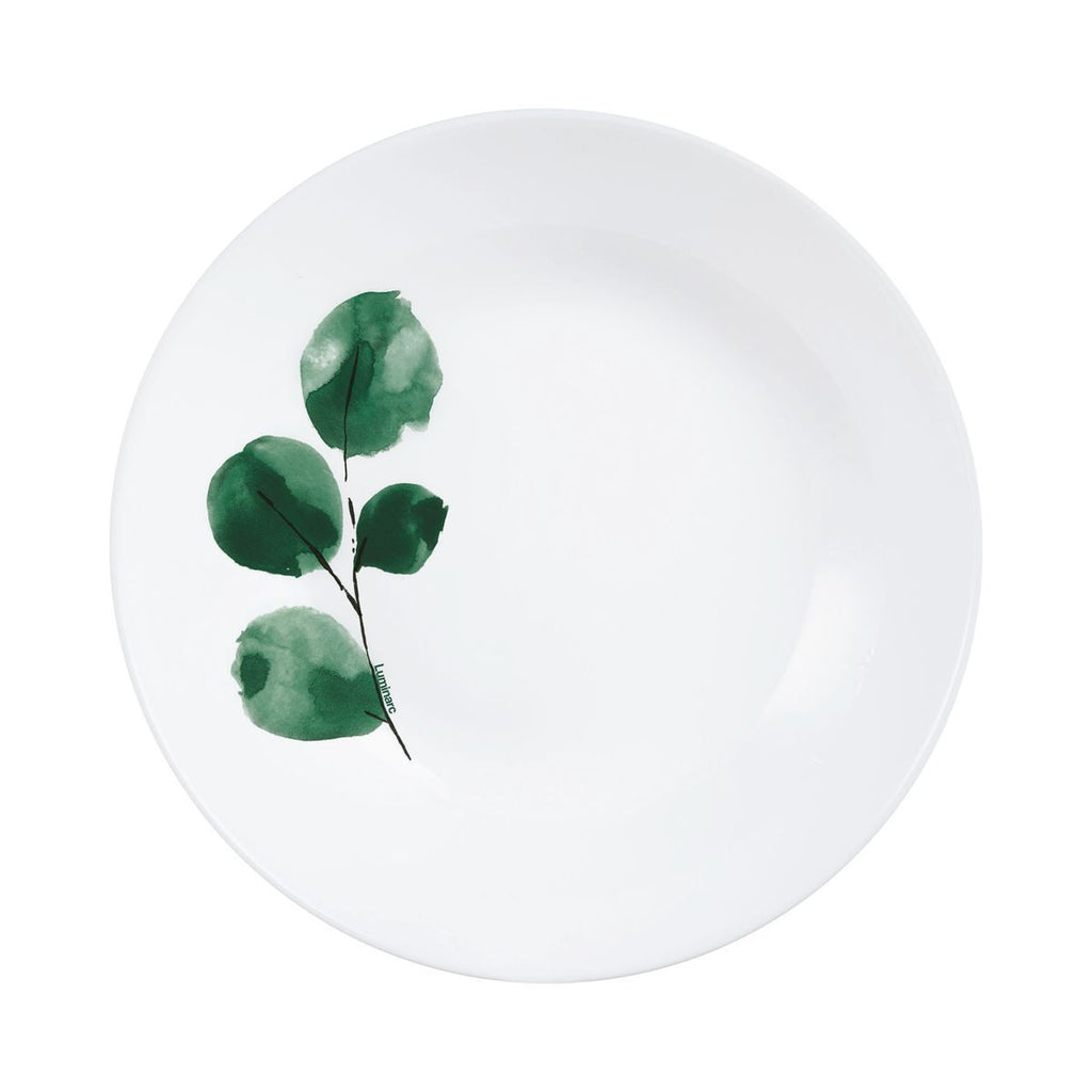 Eucalyptus - 6 Assiettes Creuses - Blanc - 20Cm - Luminarc