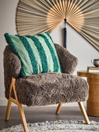 Cory - Cushion - Green - Oeko-Tex® Cotton