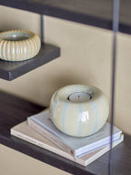 Agate - Portavelas - Amarillo - Gres