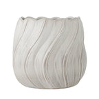 Isidora - Cache-Pot - Blanc - Grès