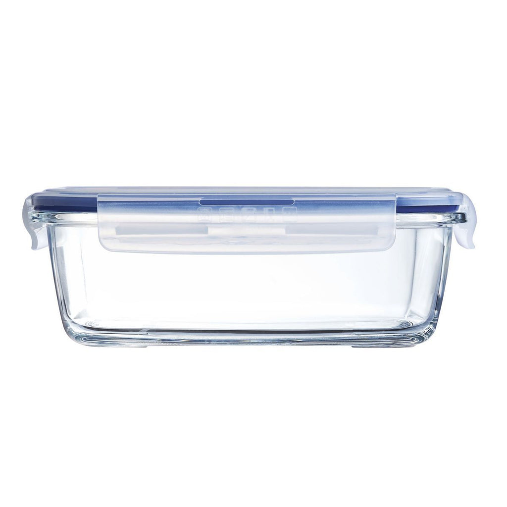 2 Rectangular Storage Containers - 122cl - Pure Box Active