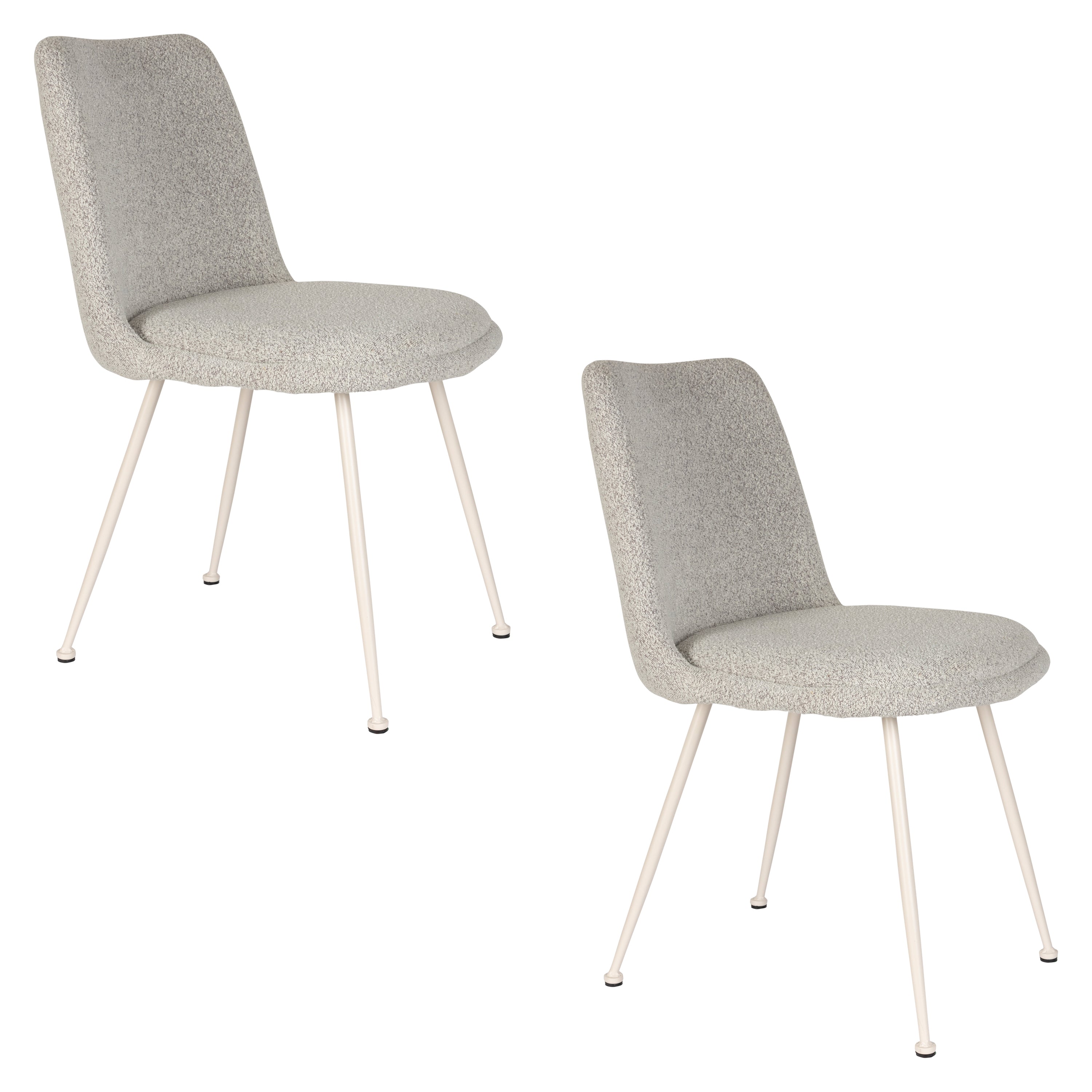 Fijs - Dining Chair - Iron - Taupe/Grey