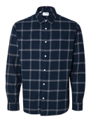 Chemise En Flanelle - Dark Sapphire - Homme