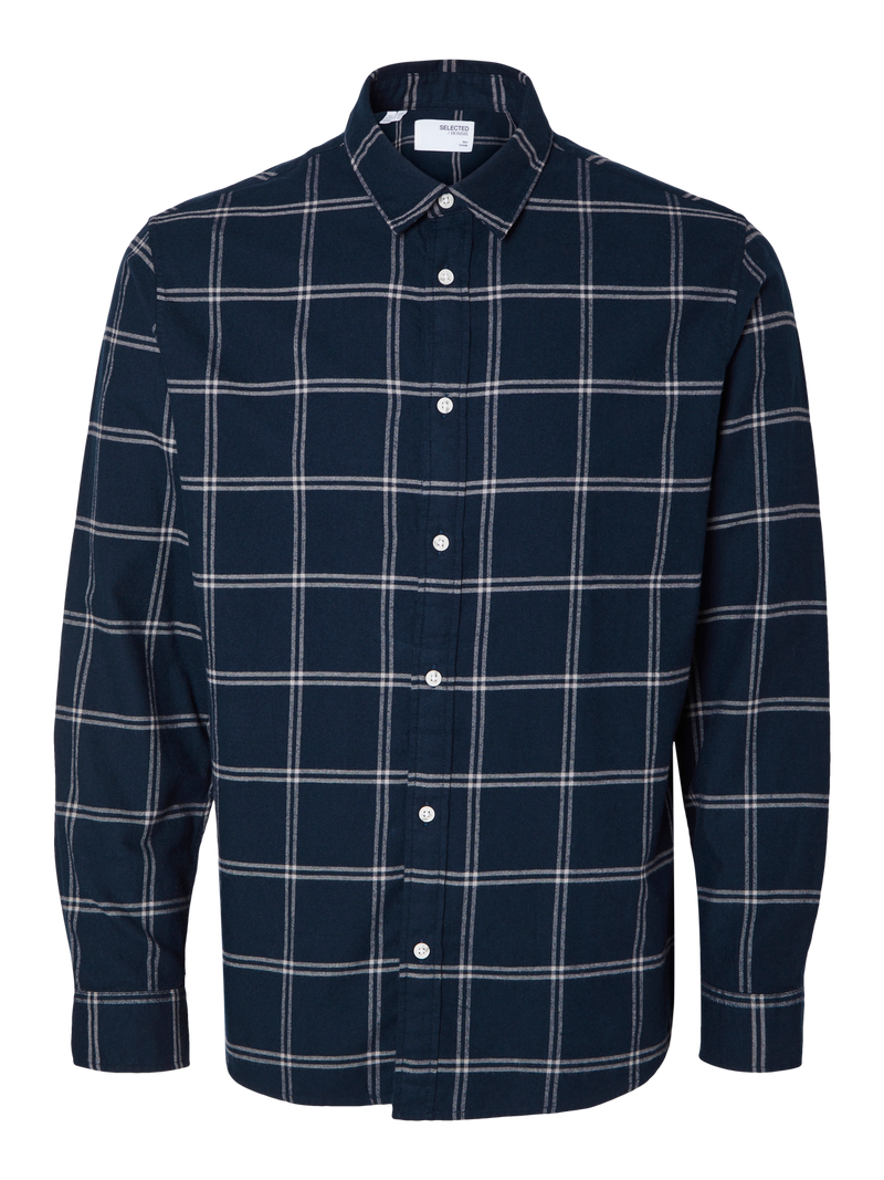 Chemise En Flanelle - Dark Sapphire - Homme