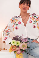 NAÏS Écrue - Chemise Brodée