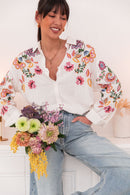 NAÏS Écrue - Chemise Brodée