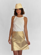 Lin Nais Skirt - Gold