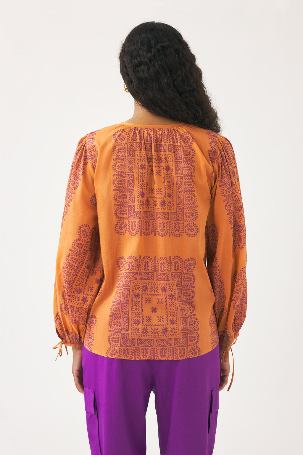 Blouse Nali - Rouille