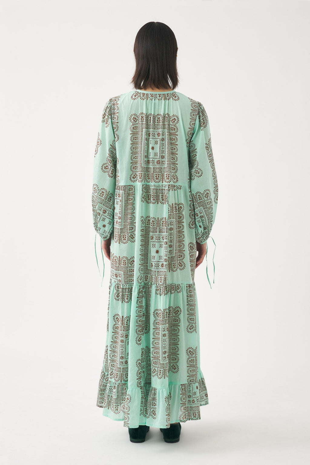 Robe Longue Nali - Aqua