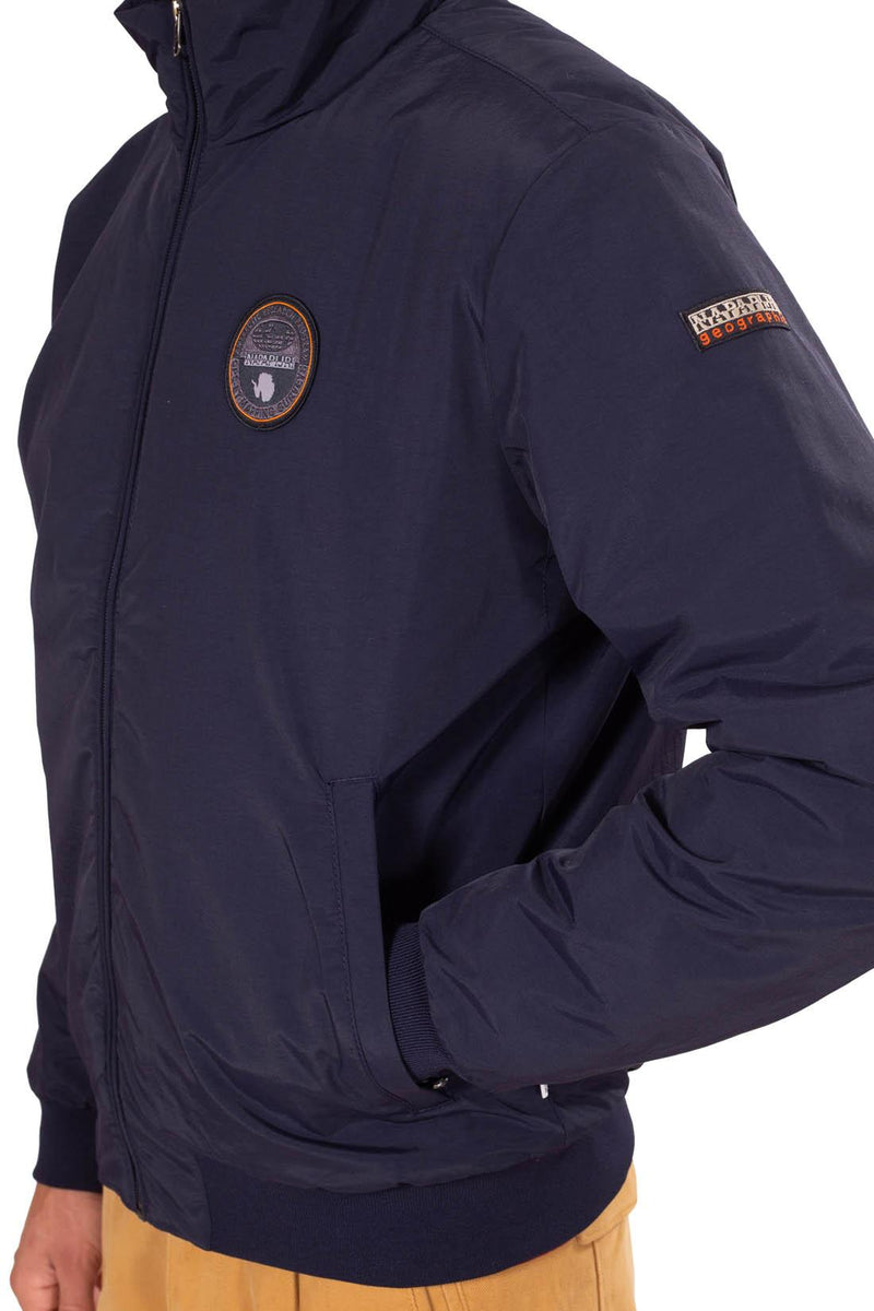 Napapijri - Veste Regular Avec Patch Logo - Bleu - Homme