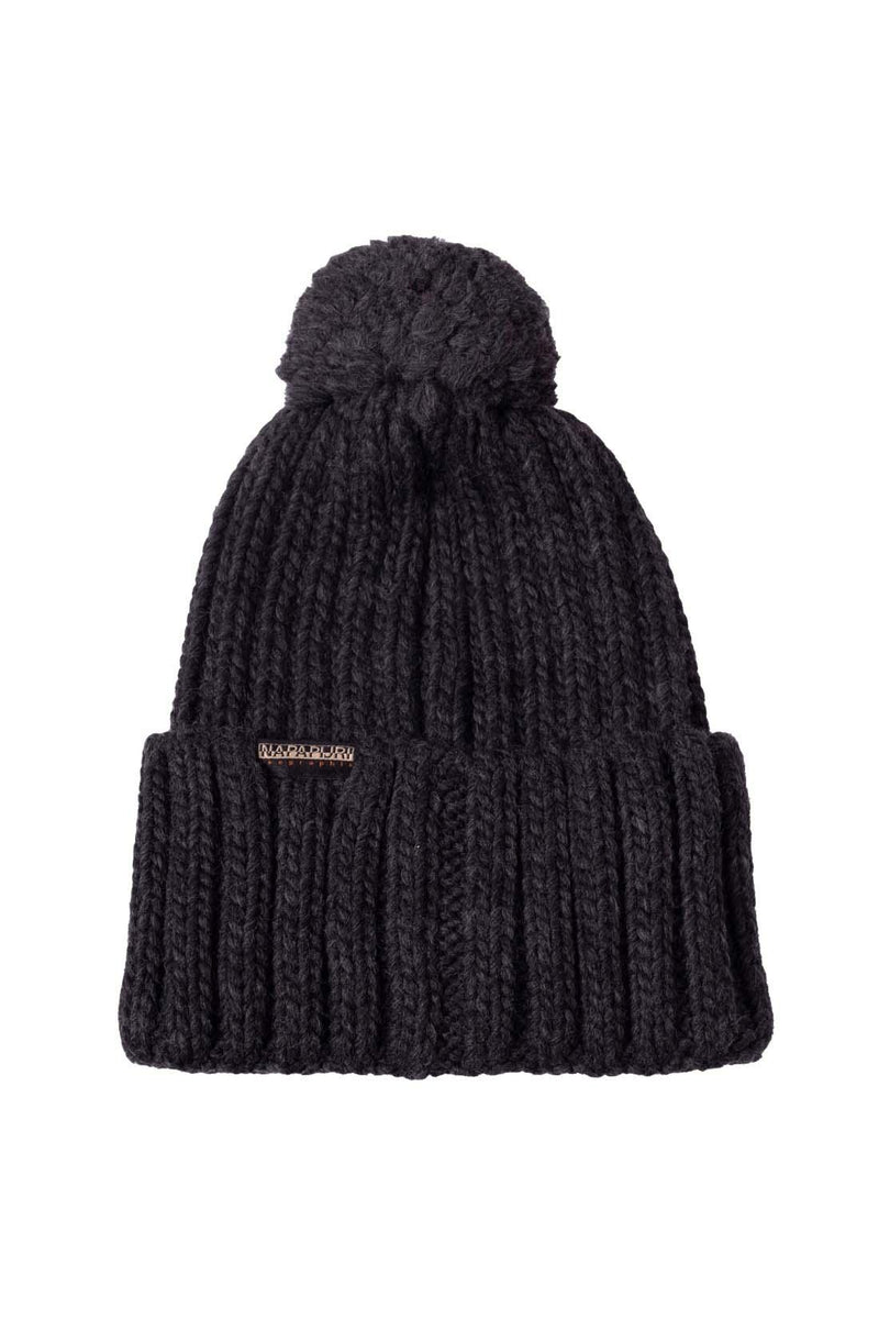 Napapijri - Bonnet Semiury En Laine Mélangée - Gris - Homme