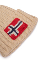 Napapijri - Bonnet Semiury En Laine Mélangée - Beige - Homme