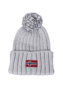 Napapijri - Bonnet Semiury En Laine Mélangée - Gris - Femme