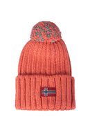 Napapijri - Bonnet Semiury En Laine Mélangée - Rose - Femme