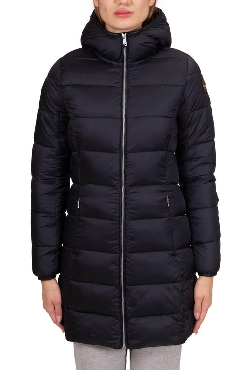 Napapijri - Doudoune Longue Aerons Rise - Noir - Femme