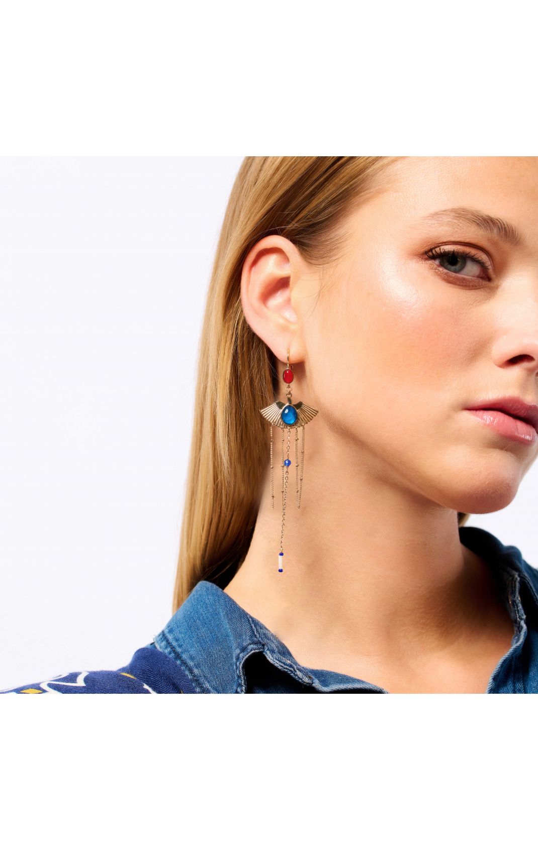 Ohrring Nativ – Blau