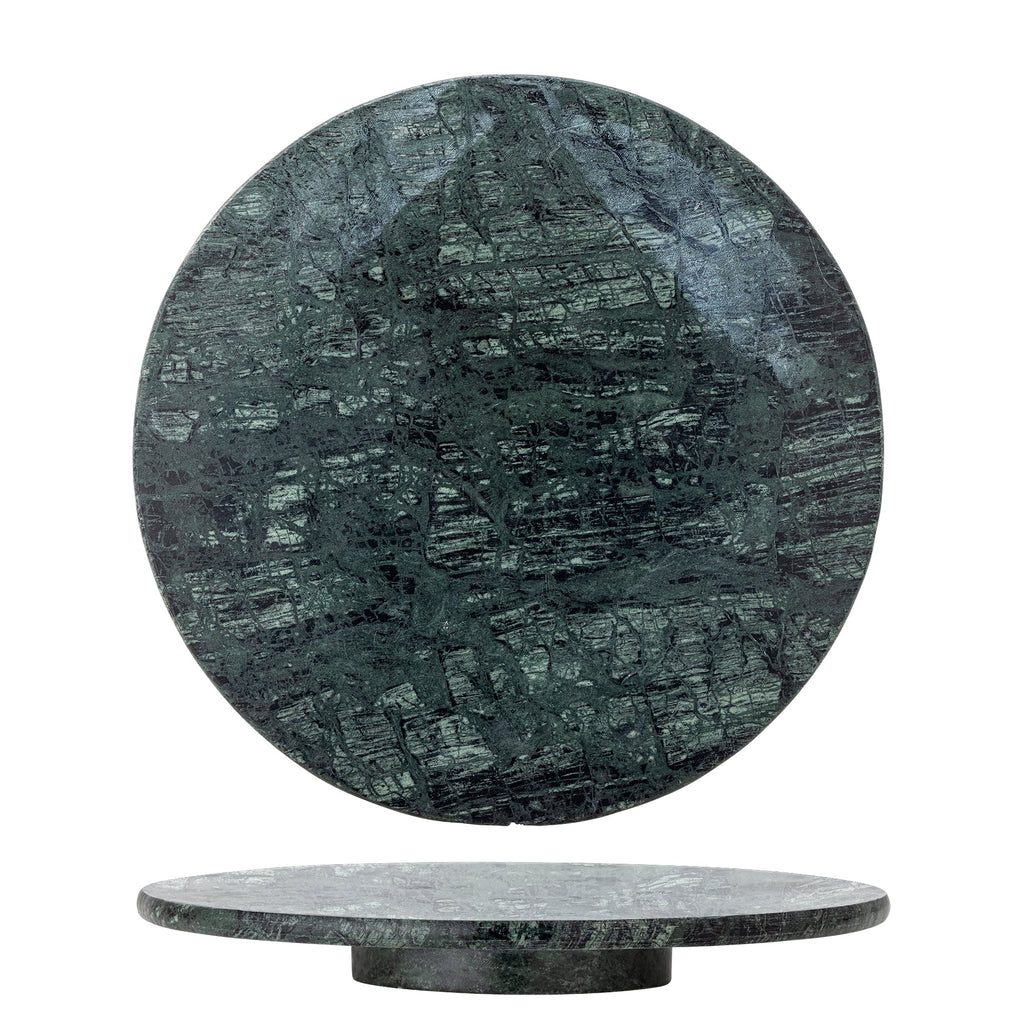 Nuni - Set of 2 Lazy Susans - Green - Marble
