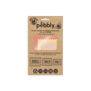Set De 3 Feuilles D'Emballage Alimentaire À La Cire D'Abeille - Multicolore