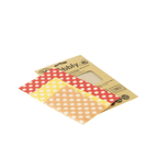 Set De 3 Feuilles D'Emballage Alimentaire À La Cire D'Abeille - Multicolore
