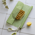 Rouleau D'Emballage Alimentaire À La Cire D'Abeille - Vert