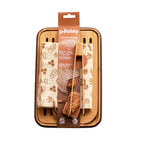 Set Du Boulanger : Planche À Découper, Pince À Toast Et Sac À Pain - Beige, Chocolat