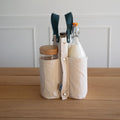 Sac À Bouteilles En Coton Bio - Blanc