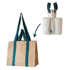 Sac À Bouteilles En Coton Bio - Blanc