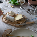 Boîte À Fromage En Verre Et Bambou - Transparent