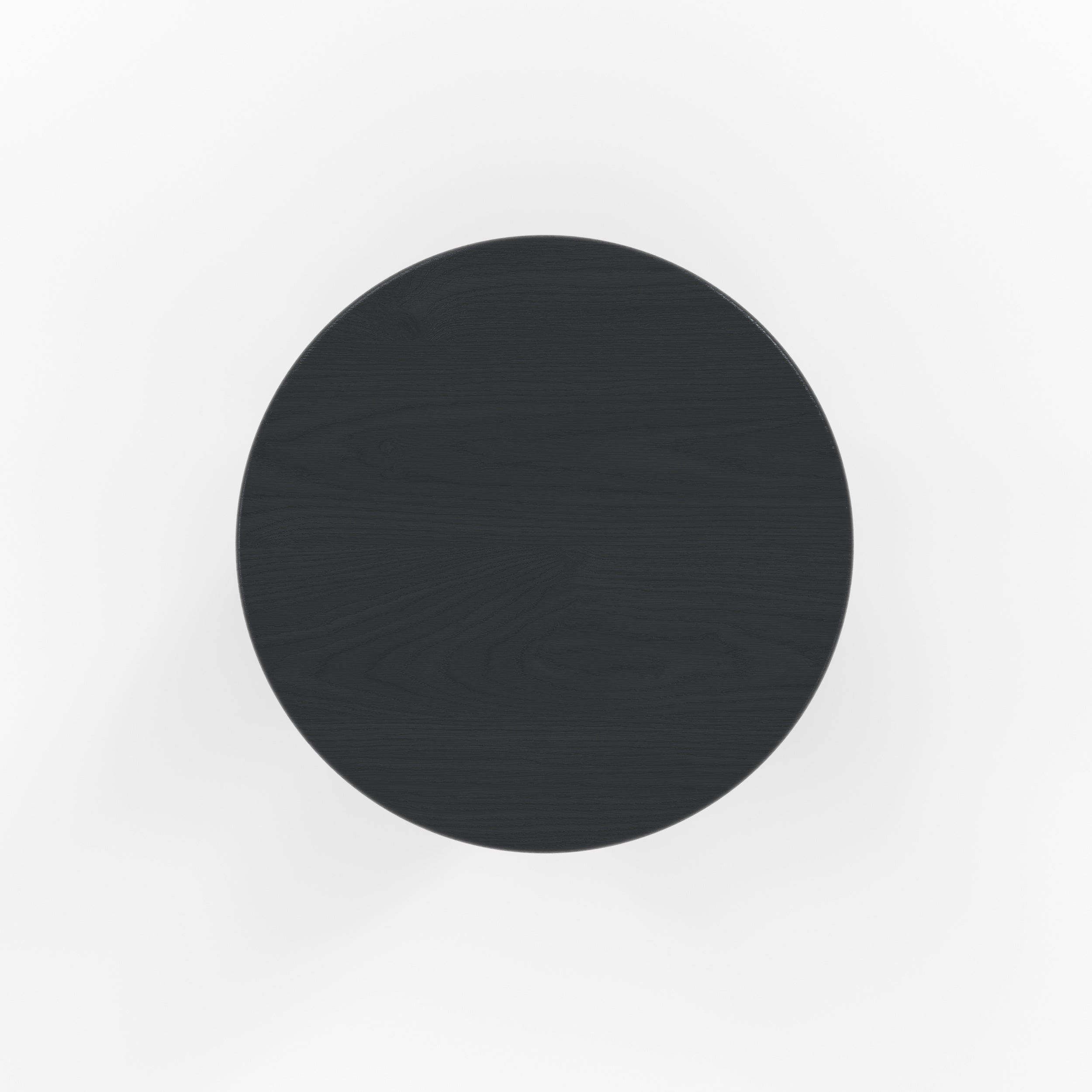 Néa - Round Black Wood Side Table