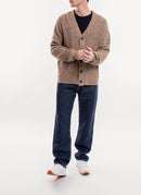 Gant - Cardigan Col V - Dried Khaki - Homme