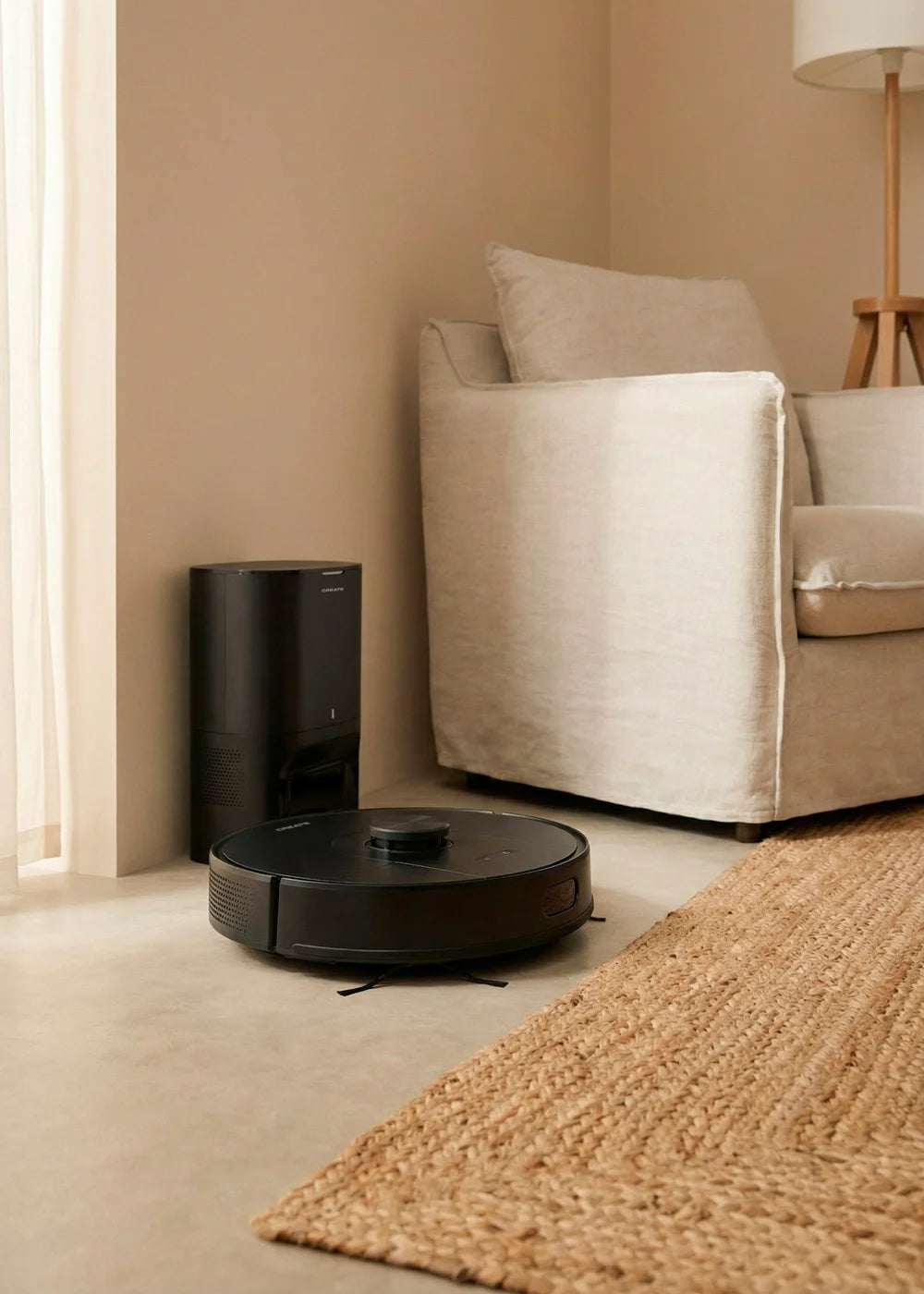 Netbot LS80 - Intelligent 8000 Pa Robot Vacuum with Mopping Function & Automatic Emptying Base