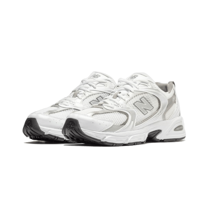 New Balance - 530 White Silver Metallic Sneakers - White