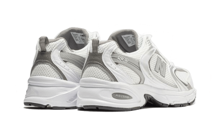 530 White Silver Metallic - Blanc