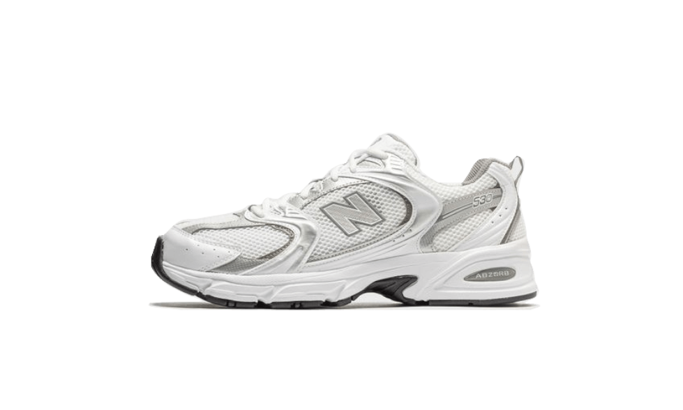 530 White Silver Metallic - Blanc