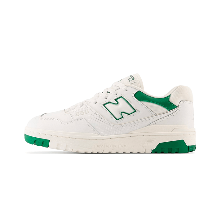 New Balance - Sneakers 550 White Classic Green - Blanc