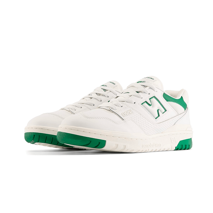 New Balance - Sneakers 550 White Classic Green - Blanc