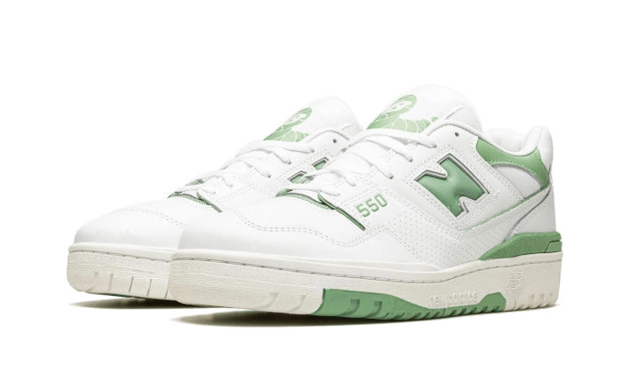 550 White Mint Green - Blanc