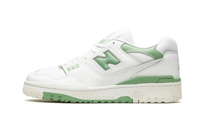 550 White Mint Green - Blanc