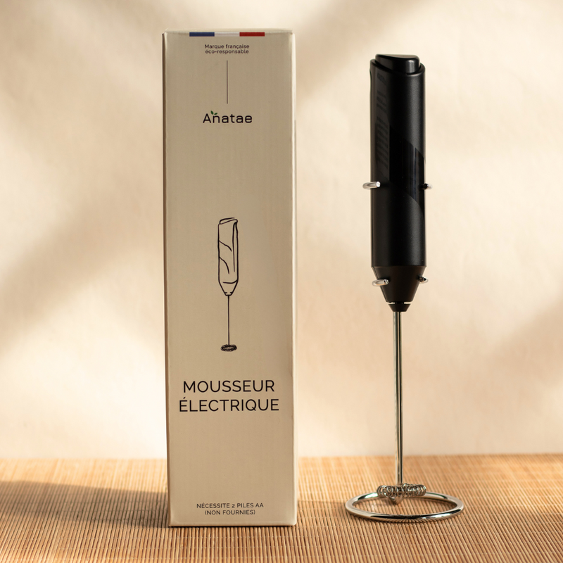 Mousseur Électrique Noir