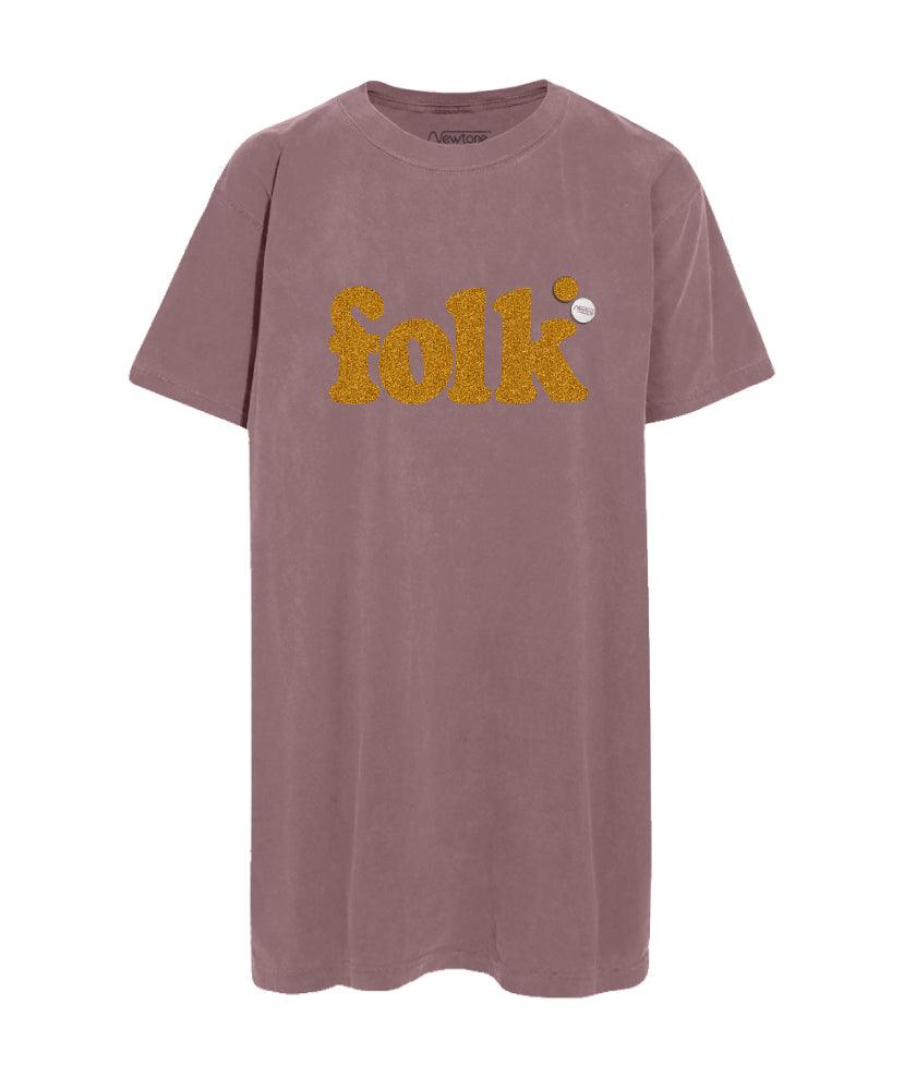 Robe Janis Nude "Folk"