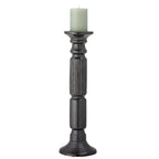 Millas - Candle Holder - Black - Ceramic