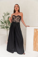 NICO Noir - Pantalon Palazzo